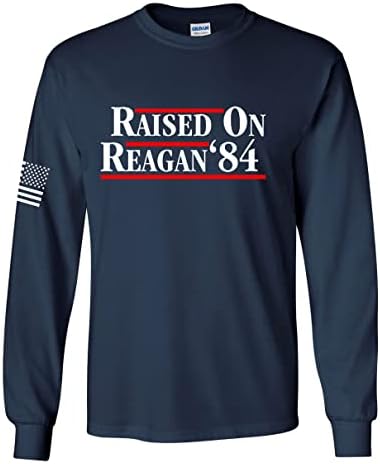 Reagan Bush-Elnökség Fel A Reagan Politikai Férfi Hosszú Ujjú Póló