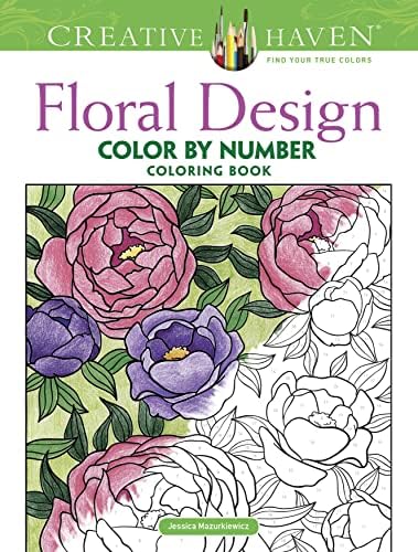 Dover DOV-3850 Kreatív Még Virágos Design Kiadványok kifestőkönyv