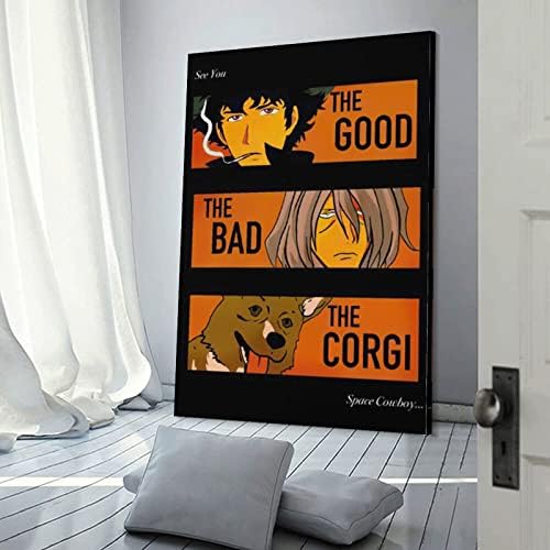 Cowboy Bebop Plakát, Képregény, Plakát Szoba Esztétika Poszter Narancs Poszter Vászon Művészet Plakát Wall Art Kép Nyomtatási