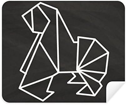 Origa Kutya Geometriai Alakzat tisztítókendővel Képernyő Tisztító 2db Velúr Szövet
