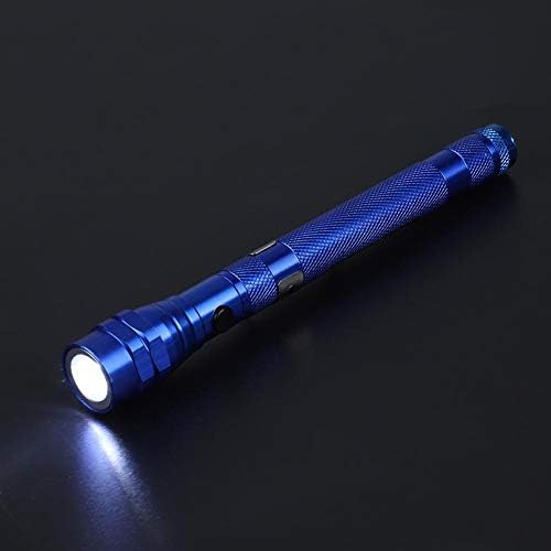 Mini LED-Zseblámpa，Hordozható Multi-Function Rugalmas Teleszkópos Forgatható Fáklya Mágneses Vég Ellenőrzése Keskeny Rések, zug(Kék)