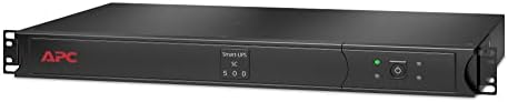 APC Smart-UPS SC 500VA, 1U állványba szerelhető TÁPEGYSÉG (SC500RM1U)