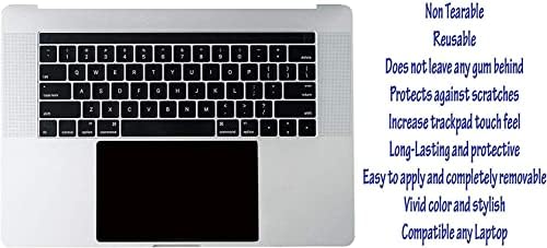 (Csomag 2) Ecomaholics Laptop Touchpad Trackpad Védő Borító Bőr Matrica Fólia HP EliteBook 850 G7 15.6 hüvelykes Laptop, Fekete