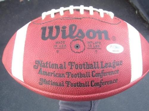 Vörös Grange Futball-Legenda, dedikált NFL Hiteles Játék a Futball PSA/DNS-auto RITKA - Dedikált Focilabda