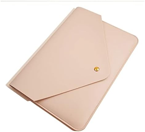 MMLLZEL Notebook Sleeve Fehér Színű Laptop Táska 13 15 16 Számítógép Esetében PU Bőr (Szín : Egy, Méret : Új 13.3 MacBook Air)