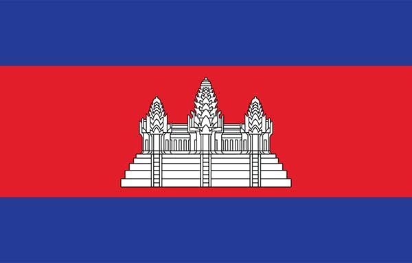 Kambodzsa Zászló Mágnes