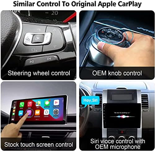 MusicTrip L10 Vezeték nélküli CarPlay Adapter 2023 Legújabb Verzió, az Apple CarPlay az OEM Vezetékes CarPlay Autók, Átalakítani