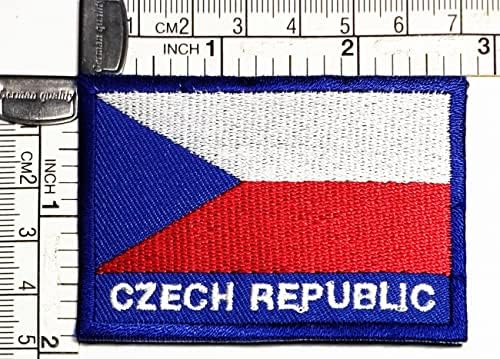 Kleenplus 3pcs. 1.7X2.6 HÜVELYK. Cseh Köztársaság Zászlaja Javítás Taktikai Katonai Zászló Appliqués Foltok a Kabát Sapka Ruházat Matricák