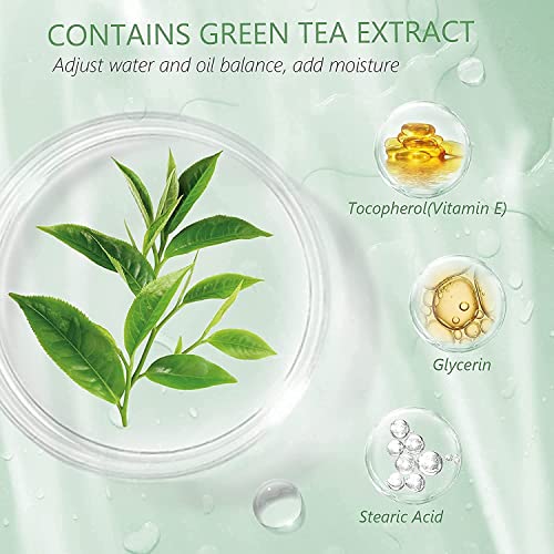 Zöld Tea Stick Maszk, Agyag Tisztító Arc Maszk Eltávolítja a Mitesszerek Hidratálja Olaj Ellenőrző Mély Arctisztító Minden bőrtípusra