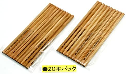 タキザワ Japánban Készült BG-B30-20 Vastag Hex HB Ceruza, Átmérő 0.3 hüvelyk (8.8 mm) & Vastag Mag Átmérője 0,1 hüvelyk (3.9 mm) Mag, Csomag 20