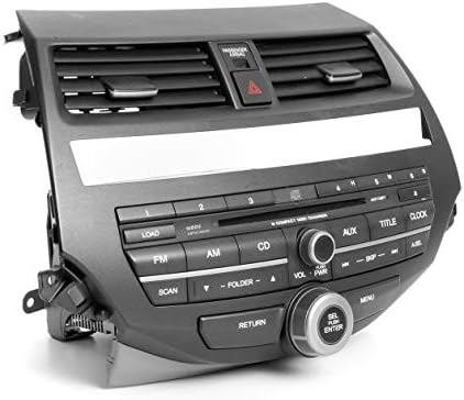 1 Gyári Rádió AM FM Rádió 6 lemezes CD Lejátszó kompatibilis a 2008-2012-es Honda Accord 39100-TE0-A311-M1 Arcát 3BB2