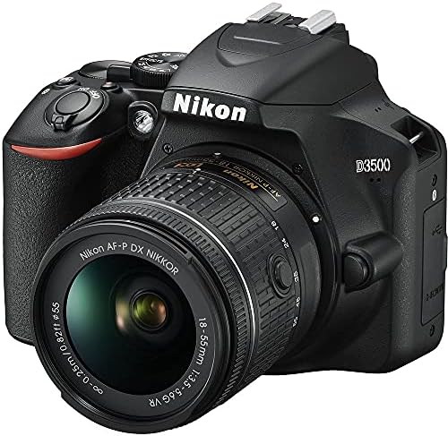 Nikon D3500 DSLR Fényképezőgép 18-55mm Objektív (1590) + 64 gb-os Kártya + 2 x-EN-EL14a Akkumulátor + Corel Photo Szoftver + az