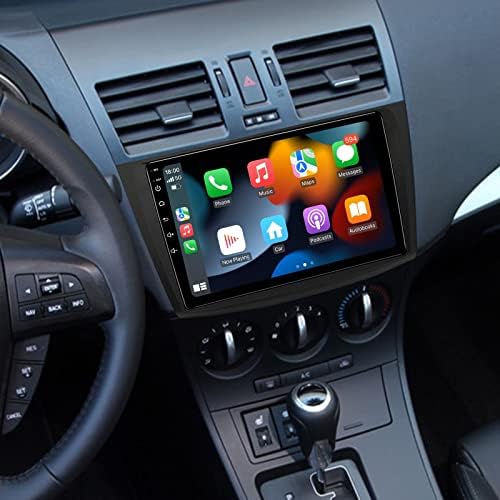 Android 10 Autó Rádió Sztereó 9 Hüvelykes érintőképernyő Fej Egység Navigációs Auto Rádió Támogatása Carplay/Android Auto hangvezérlés,