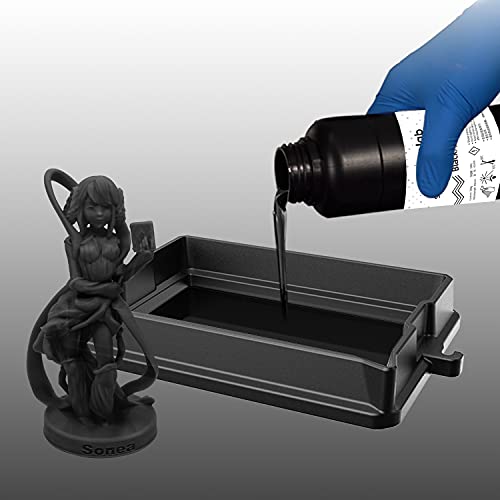 Voxelab 3D-s Nyomtató Gyanta, LCD UV-kötő Gyanta, Kemény & Merev 3D Gyanta a 405nm Standard Photopolymer az LCD 3D Nyomtatás(1KG,Zöld)