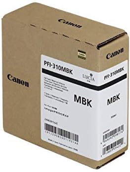Canon PFI-310 330ml Pigment Tinta Tartály Csomag - Tartalmazza a Matt Fekete/Fekete/Ciánkék/Magenta/Sárga