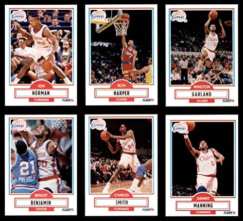 1990-91 Fleer San Diego Clippers Csapat készen áll a San Diego Clippers (Set) NM/MT Clippers