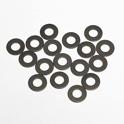 105pcs 6 mm külső átmérőjű alátét tömítés fekete grafit nylon műanyag alátét gyűrű kör ultra-vékony, sima pad 0.15-1mm vastag