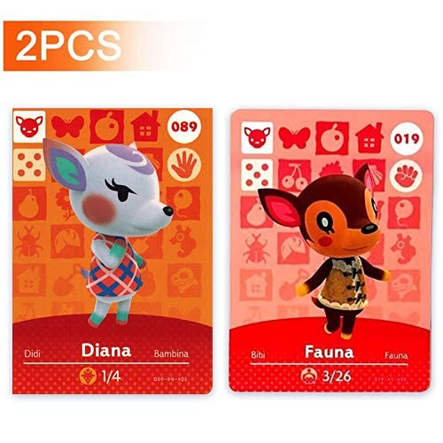 19. sz. Fauna & Sz 89 Dina Animal Crossing Amiibo Kártyák,Új Távlatokat Játék Jutalom Kártyák, Ritka Karakter Falusi Kártya Kompatibilis