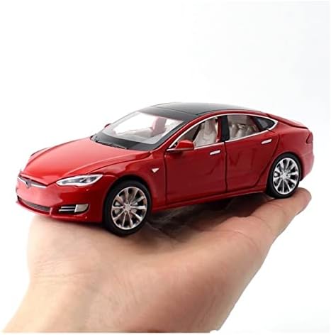 Méretarányos Autó Modell a Tesla Model S Alufelni Autó Modell Diecasts Járművek, Autók Gyerek 1:32 Aránya (Szín : Fekete)