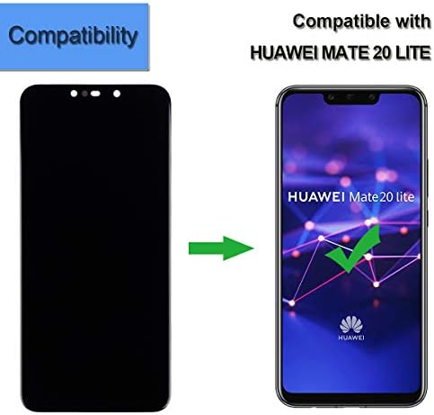 LCD Kijelző Kompatibilis Huawei Mate 20 lite KNSZ-LX3 KNSZ-LX1 KNSZ-LX2 KNSZ-L23 KNSZ-AL00/Maimang 7 6.3 hüvelykes LCD-érintőképernyő
