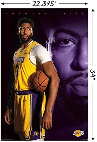 Tendenciák a Nemzetközi NBA Los Angeles Lakers - Anthony Davis 19 Fali Poszter, 22.375 x 34, keret nélküli Változat