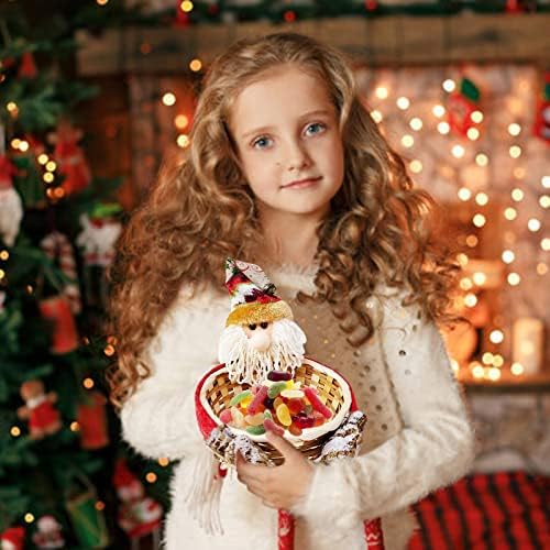 Uqiangy Tároló Karácsonyi Tároló Nagy Ajándék, Dekoráció Kosár Santa Candy Kosár Takarítás & Szervezők Mozgó Tote Bags (Egy, Egy
