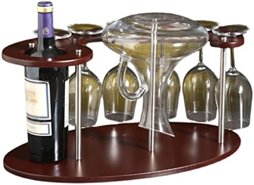 WOUJI Európai stílusú bor a pohár rack vörös boros pohár rack tömör fa bort rack bár otthon derítő többcélú