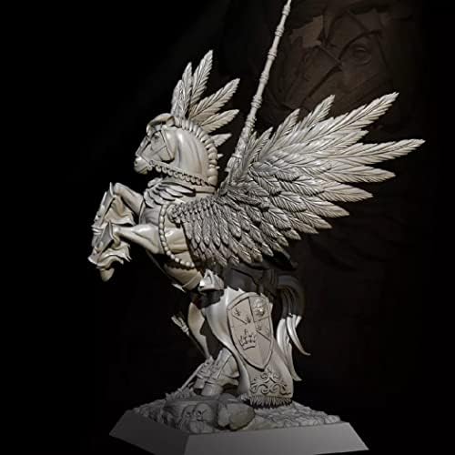 Goodmoel 75mm 1/24 Fantasy Templom Pegasus Knight Gyanta Katona Modell-Készlet/Összeszerelt, valamint Festetlen Miniatűr-Készlet/Tj-0974