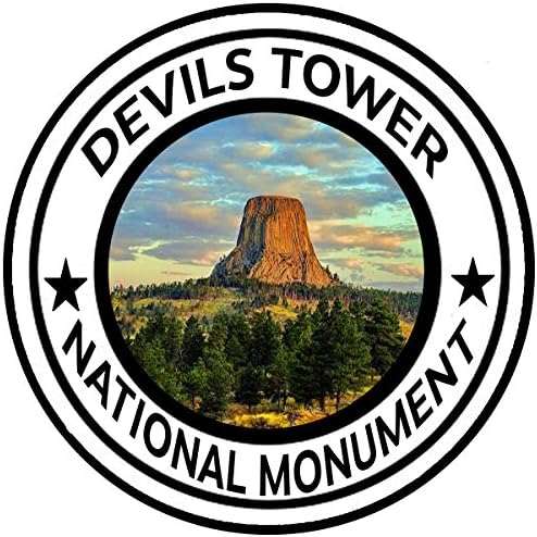 Rogue River Taktikai Devils Tower Nemzeti Emlékmű Matrica 5 Kerek Autó Auto Matrica Wyoming-Butte