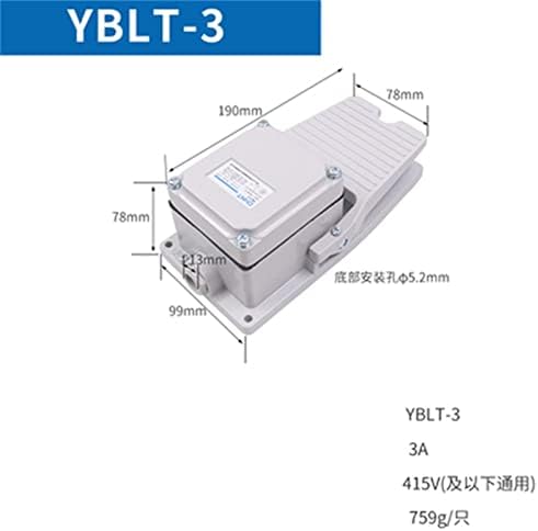 ESAAH 1db lábkapcsoló YBLT-EKW/5A/B Egyéni beállítások Visszaállítása Pontot YBLT-3/4 Gép Pedál YBLT-YDT1/11 (Szín : YBLT-YDT1-11)