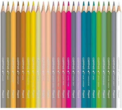 Maped - Ergonomikus, három oldalas színes ceruzák, Színes'Peps Csillag színes ceruzával készült, FSC-tanúsítvánnyal rendelkező fa - 72 x ceruza