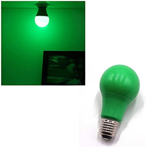 19 Zöld LED Izzók(4 Doboz), 7W(50Watt Egyenértékű) E26/E27 Bázis LED Zöld Színű Világítás, Dekorációs Világítás Izzó, Party Dekoráció,