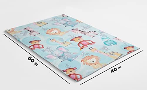 Állatkert Party - Baby animals - Meleg Gyerek Ágynemű - 60 X 40 cm