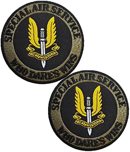 Különleges Légi Szolgálati Jelvénye, Aki Mer, az Nyer SAS Javítás tépőzáras Taktikai Morál Applied Kötőelem Katonai Hímzett