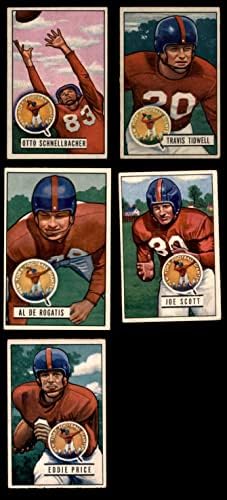 1951 Bowman New York Giants Csapata Set New York Giants-FB (Set) EX Óriások-FB