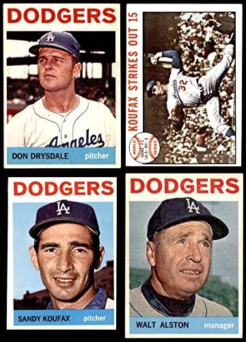 1964 Topps Los Angeles Dodgers Csapat készen áll a Los Angeles Dodgers (Set) VG/EX+ Dodgers