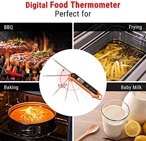 ThermoPro Digitális Azonnali Olvasni Hús-Hőmérőt a Grillezés Vízálló Konyha Élelmiszer Hőmérő Kalibrálása & Háttérvilágítás