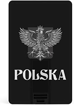Lengyelország Zászló a lengyel Sas USB Flash Meghajtó Személyre szabott Hitel-Kártya Meghajtó Memory Stick USB Kulcs Ajándékok