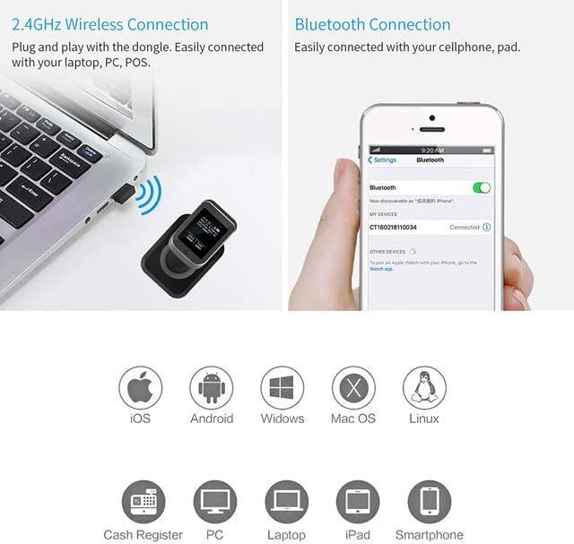 Bluetooth vezeték nélküli Vonalkód olvasó a Bázis.USB 2.0 Vezetékes Vonalkód Kamera Automatikus Vonalkód Olvasó Kapaszkodó Szkenner.az