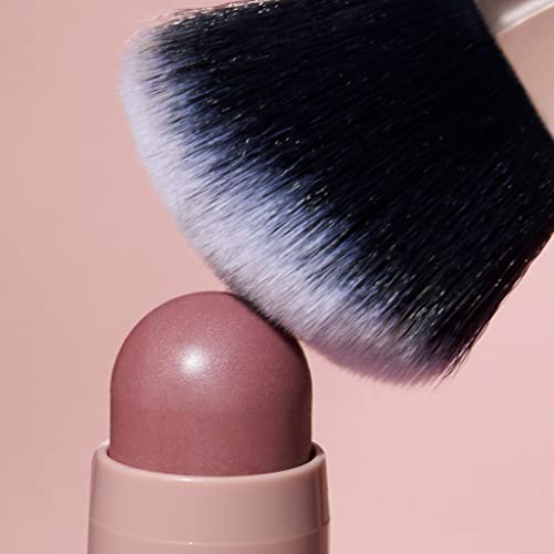 Mally Szépség - Shimmer, Forma & Ragyogás Plusz Arcát Meghatározó Pír Stick - Csak-Megcsípte Rózsaszín + Ferde Pirosító Ecset (2 db)