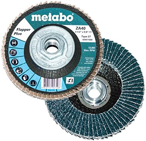 Metabo 629417000 7 x 5/8 - 11-es Fiatalos Plusz Csiszolóanyagok Fedél Lemez 80 As, 5 csomag