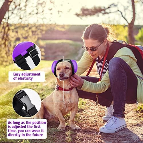 Famikako Kutya Füle Interneten a Zaj elleni Védelem, zajszűrő Fejhallgató a Kutyák, 25dB NRR Kutya Fülvédő, Kutya füldugó a hallásvédő a