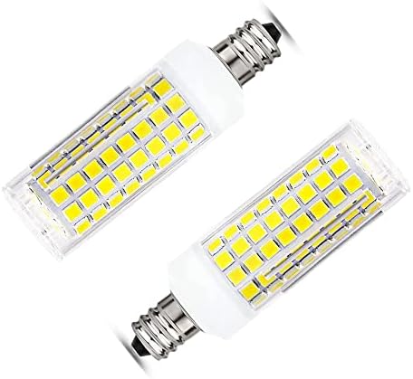 E12 LED Izzó Szabályozható 8W Egyenértékű E12 Halogén Izzó 60W, Napfény, Fehér 6000K T6 Bázis C7 Izzó Gyertyatartót Izzók Mennyezeti
