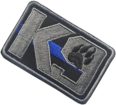 K9 Kék Vonal Crossbone Gyilkos Támadás rendőrkutya Rögzítő Tapasz, tépőzáras Taktikai Morál Applied Kötőelem Katonai Hímzett Javítás