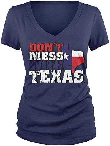 Amdesco Junior Ne Szórakozz Texas V-Nyakú Póló