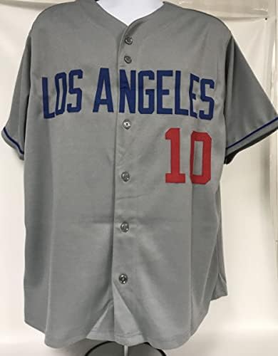 Gary Sheffield Aláírt Dedikált Los Angeles Szürke Baseball Jersey - SZÖVETSÉG COA