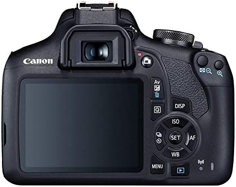 Canon EOS 2000D (Lázadó T7) DSLR Fényképezőgép Csomag, 18-55mm Objektív | Beépített Wi-Fi|24.1 MP CMOS-Érzékelő | |DIGIC 4+ Kép Processzor,