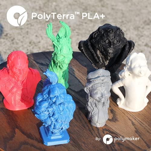 Polymaker PLA+ 3D Nyomtató Végtelen 1.75 mm, Kék PLA Plusz Végtelen 1.75 PLA Végtelen Szatén Felület 1kg - PolyTerra Kemény PLA +