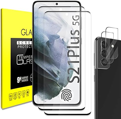 Samsung Galaxy S21 5G 6.2 hüvelyk Edzett Üveg kijelző Védő fólia, majd a Kamera Lencséjét Védő [Ujjlenyomat-Felismerő] HD Tiszta