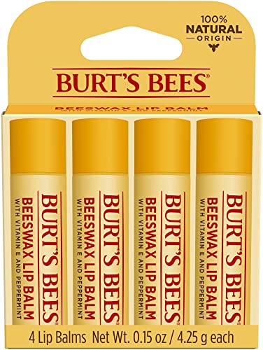 Burt ' s Bees Anyák Napja ajakbalzsam Ajándékok Anya , Hidratáló Lip Care, az Egész napos Hidratálást, - ban Természetes,